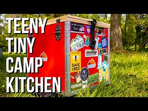 Teeny Tiny Portable Camp Kitchen - Chuck Box - Eat Camp Box
