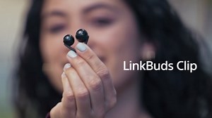 Sony LinkBuds Clip Open-Ear Truly Wireless Earbuds, Comfortable & Secure Fit, Lightweight Clip-On Design, Touch Controls, Ambient Sound Awareness, Water Resistant, Up to 37 Hrs of Playback, Black