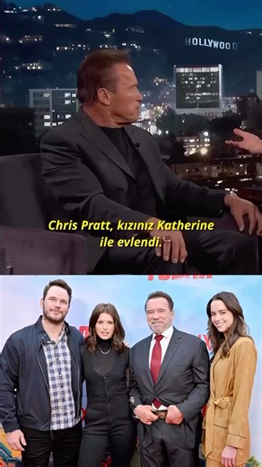 Cinematic Anarchy on Instagram: "Chris Pratt, Arnold’ın Damadı Olursa! 💪 Chris Pratt, efsanevi vücut geliştirmeci ve Terminator, Herkül gibi filmlerin yıldızı Arnold Schwarzenegger’in kızı, yazar Katherine ile evlendi! Peki, Arnold bu duruma ne diyor? Arnold, Pratt’ten övgüyle bahsediyor; ama onun oyunculuk kariyerinden çok, nazik bir adam olmasına ve kızına iyi davranmasına değer veriyor. Chris ise kayınpederi Arnold’un gözüne girmek için astımı olmasına rağmen onunla puro içmiş ve akciğer enf