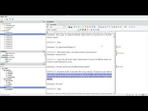 Capsule 6 - Coder des segments avec QDA Miner