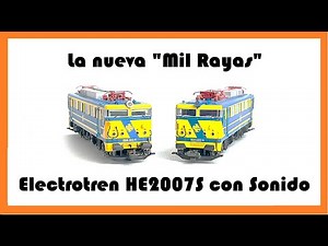 Locomotora: Renfe 269.321.6 "Mil Rayas" de Electrotren de ép. V HE2007S con El Taller del Modelista