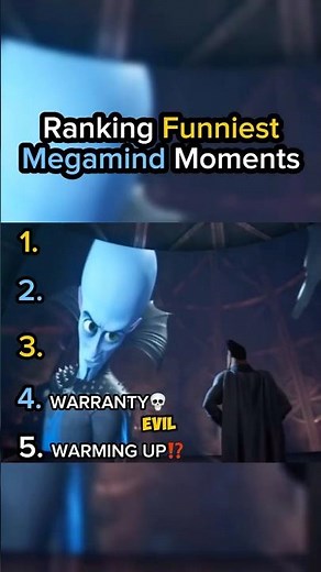 Ranking Funniest Megamind Moments 😂
