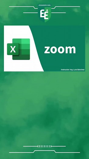 Zoom en Excel #excel #tipsexcel #formulasexcel #exceltips #interfazexcel #excel365 #officeexcel #excelpro #especializacionenexcel #atajosexcel #cursoexcel #microsoftexcel