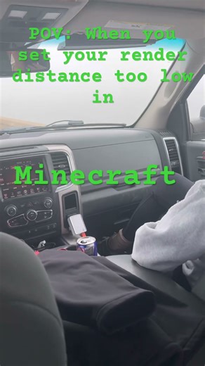 POV: Render distance 5 #minecraft #edit #nostalgia