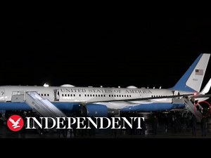 White House staffer falls down Air Force One steps during Biden's trip to Poland