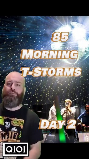 LOLLA WEATHER FORECAST - Sorry it is not Tom Skilling or Cheryl Scott, ⛅️☁️ @kevkellam6 #lollapalooza #lolla #chicago #weather #Q101 #Chicago #weekendvibes | Q101 Chicago