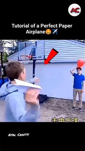 How to make a Perfect Paper Air Plane⚡🤩, Origami weapons gun that shoots , Tutorial #shorts #craft