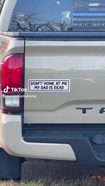 What a bumper sticker to have 🤦‍♀️ #rip #bumperstickers #fypシ #tiktok | bumper stickers