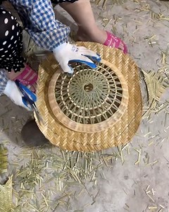 Handmade Bamboo Basket Finishing #BambooCraft #HandwovenBasket #TraditionalWork #CraftingSkills #BasketMaking | Deep Dive News