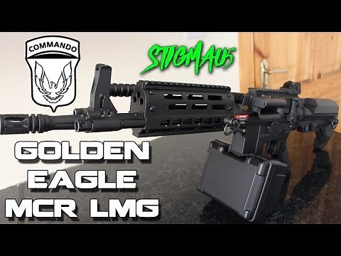Golden Eagle MCR LMG AEG REVIEW/ STIGMAU5