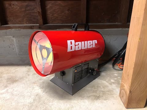 Bauer (Harbor Freight) Forced Air Propane Heater - Quick Review