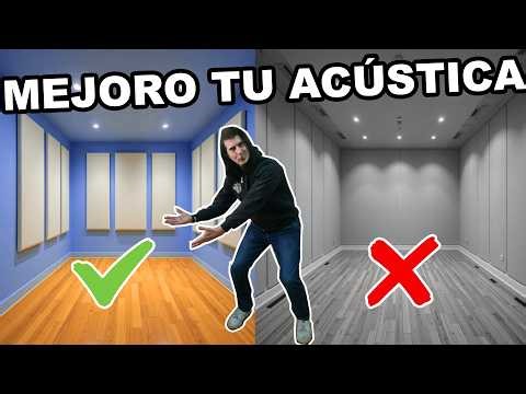COMO MEJORAR EL SONIDO DE TU HABITACIÓN | Fabricar paneles acústicos caseros