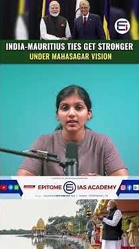SAGAR to MAHASAGAR: PM Modi’s Vision to Lead Indian Ocean & Indo-Pacific | India-Mauritius Ties #yt