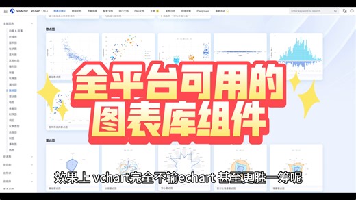 别再守着老古董Echart啦！Vchart闪亮登场，小程序里都能用