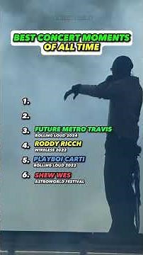 Best Concert Moments of all time