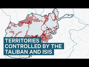 The territories in Afghanistan controlled by the Taliban and ISIS