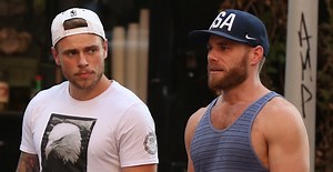 Gus Kenworthy & Boyfriend Matthew Wilkas Show Off Their Muscles in NYC!