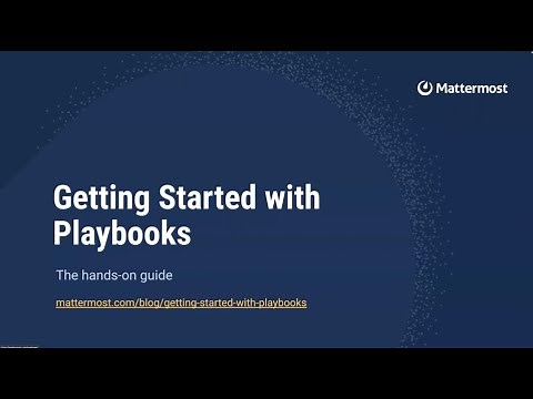 Getting Started with Playbooks