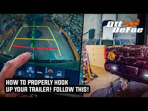 How To Properly Hook Up To Your Boat Trailer! Follow These Instructions!!! @curtmfg