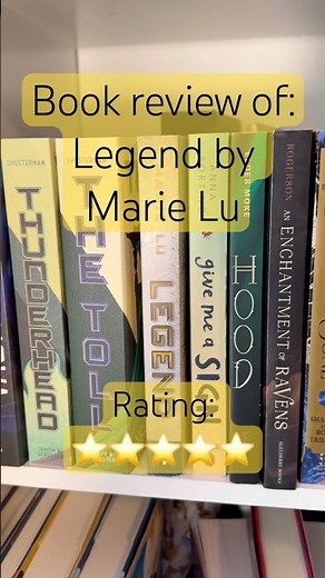 Legend by Marie Lu #booktok #bookbites #books #bookish #viral #bookreview #readerreview #bookrecs