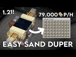 BEST Sand Farm Tutorial in Minecraft 1.21 | Easy and Simple Design