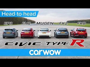 Here's A Drag Race Featuring All Generations Of Civic Type R