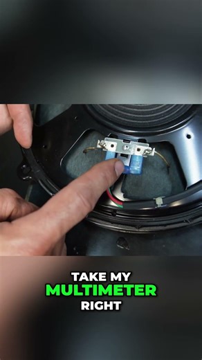 Speaker Wiring FIXED: Open Circuit Diagnosis & Multimeter Test #shorts