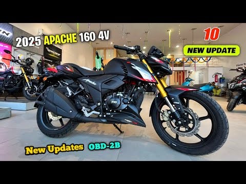 2025 TVS Apache RTR 160 4V Detailed Review - 10 + New Updates | On Road Price, Mileage & Features