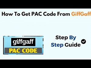 How To Get PAC Code From GiffGaff