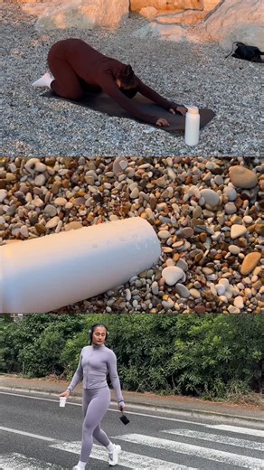 K 𓆩♡𓆪 | AD | Staying active even on vacation with the new @hm_move SoftMove™ collection 🤎💜🤍 I’m obsessed with how the fabric feels like a second... | Instagram