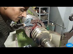 Dynamic Balancing Service of Rotor at ABS Workshop Karachi.