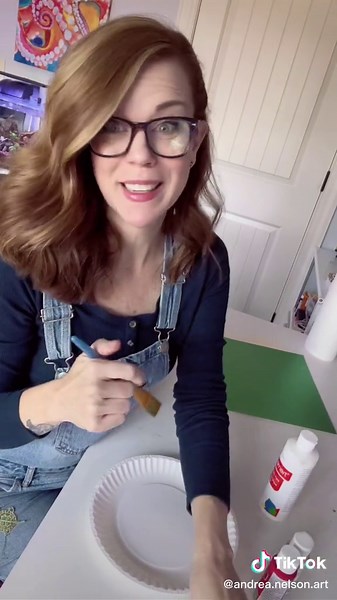 Homemade ornaments are the best! My kids made these when they were 1 and 3! #ornamentdiy #handprintcraft #christmascraft #momtok #christmascraftsforkids #holidaycraft #santacraft #christmascraftseasy