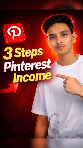 Pinterest Income in 3 Steps 💸 #shorts #pinterest #earning