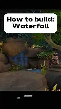 How to build water and waretfall In Housing 👀 #housing #worldofwarcraft #housingwow #housingguide