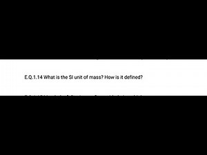 Some Basic Concepts of Chemistry | Exercise Questions 1.14 | CLASS 11 CHEMISTRY | NCERT CHAPTER 1