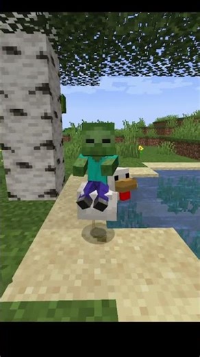 I’m a Chicken Jockey now #minecraft #minecraftmod #mcyt