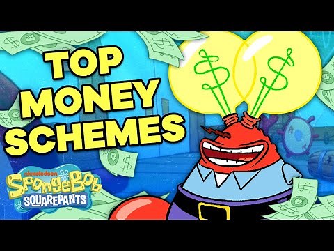 Mr. Krabs' Top Money Making Schemes! 🤑 SpongeBob