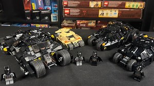 Comparing nearly two decades of LEGO Batman Tumbler builds