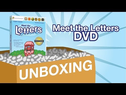Meet the Letters DVD | UNBOXING | Preschool Prep Company