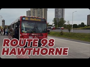 Route 98 | Hurdman to Hawthorne | Full POV In A New Flyer D60LFR