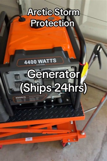 Reliable generator built to keep lights, heat, and essentials running during snow and ice storm outages. #stormprep #winterweather #poweroutage #emergencypower #winterready