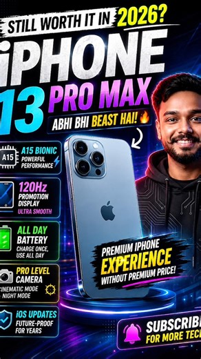 iPhone 13 Pro Max in 2026 😱 Still Worth Buying? Full Review #shorts