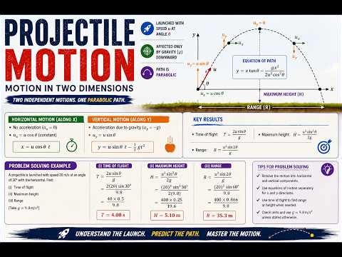 2. Projectile Motion Problems 1 to 4 | Concepts with GK