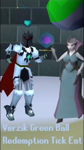 OSRS Verzik Green Ball Tick Eat