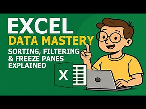 Excel Data Mastery: Sorting, Filtering & Freeze Panes Sorting, Filtering & Freeze Panes Explained