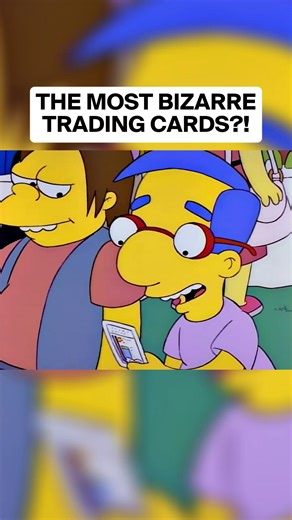 230K views · 22 reactions | What's the most bizarre trading card set? In a Simpson's episode, Bart, Milhouse, and Nelson see a sign for free trading cards. They grab the cards and take a look. These cards end up being religious cards offered for free by neighbor Ned Flanders. The boys get upset about learning and run off. : @thesimpsons #thehobby #sportscards #whodoyoucollect #sportscardcollector #cardcollector #psacard #cardcollection #tradingcards #thesimps | onlyaltofficial | Facebook
