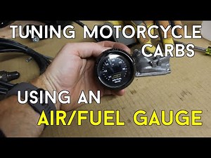 Tuning Motorcycle Carbs with Wideband O2 Sensor - Part 1