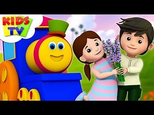 Lavender's Blue Dilly Dilly | Nursery Rhymes | Kids Songs By Bob The Train