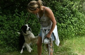 Vidéo incroyable d’un chien avec sa maîtresse