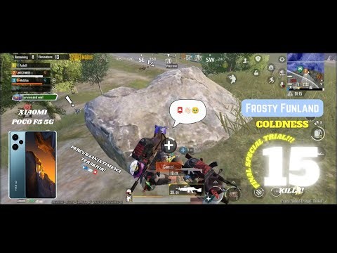 POCO F5 5G - PUBGM - FROSTY FUNLAND - FINAL SPECIAL TRIAL 15 ELIMINATIONS